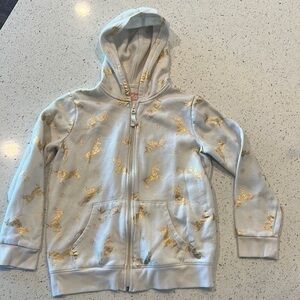 Cat & Jack Unicorn Zipped Hoodie Size L (10-12)